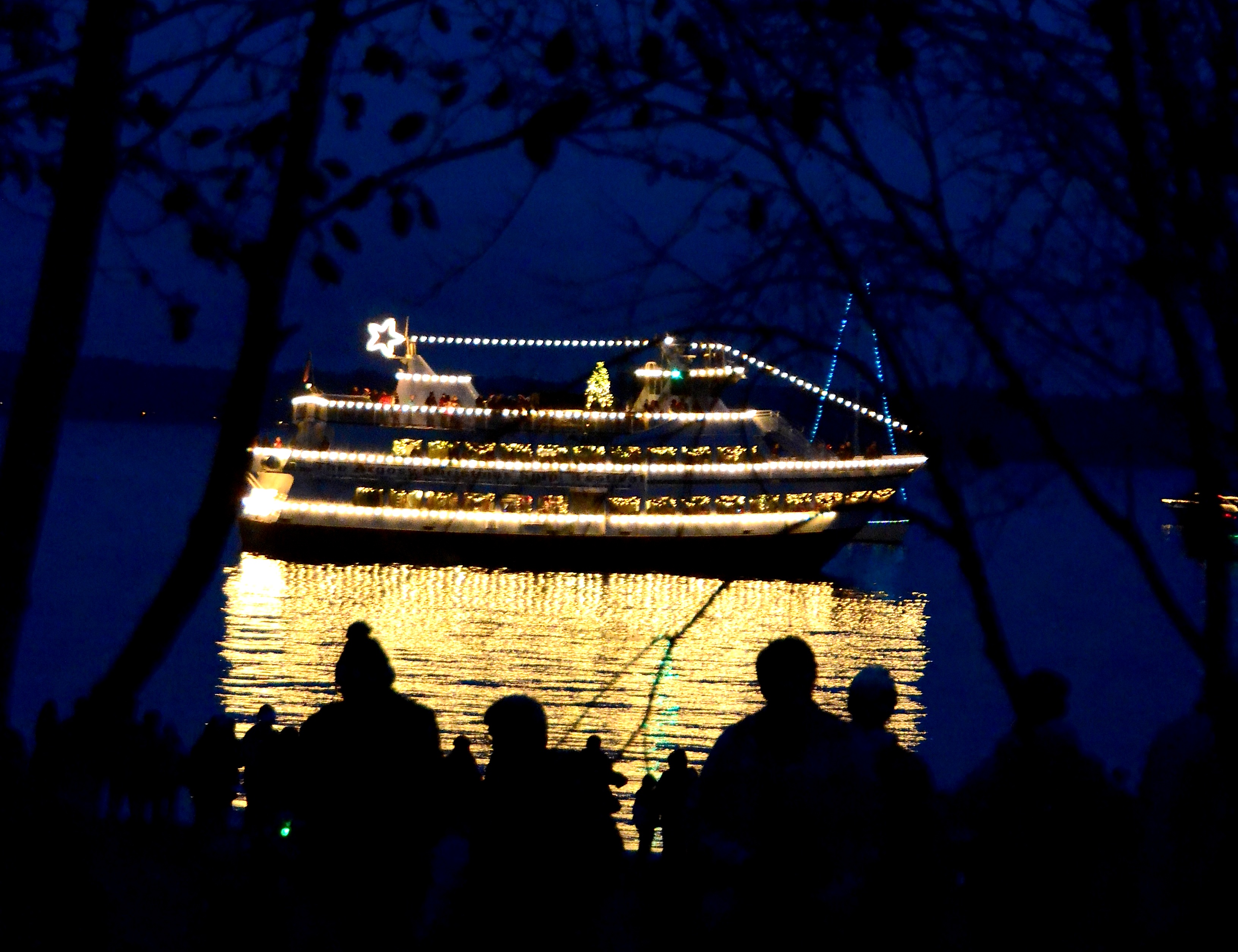 Christmas ships visit the Westside multiple times this season